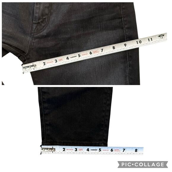 Mother The Looker Crop Ankle Skinny Jeans Size 27 Lies & Shadows Black Gray - Picture 10 of 12